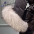 Moncler jacket fox fur 